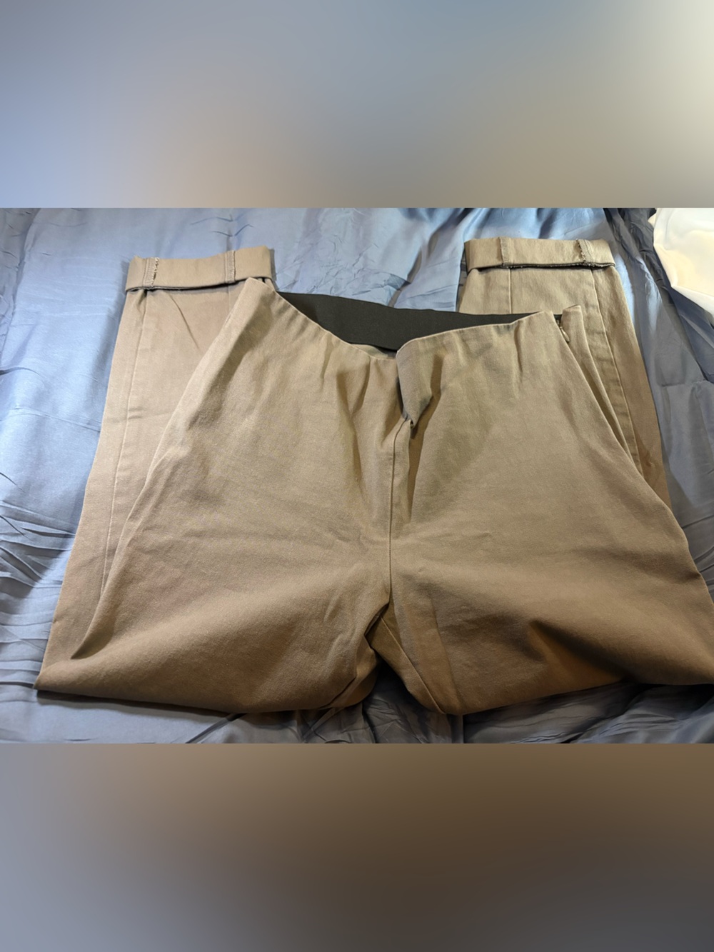 Women’s Size 8 Slip On High Rise Skinny Ankle Side Zipper Dress Pants